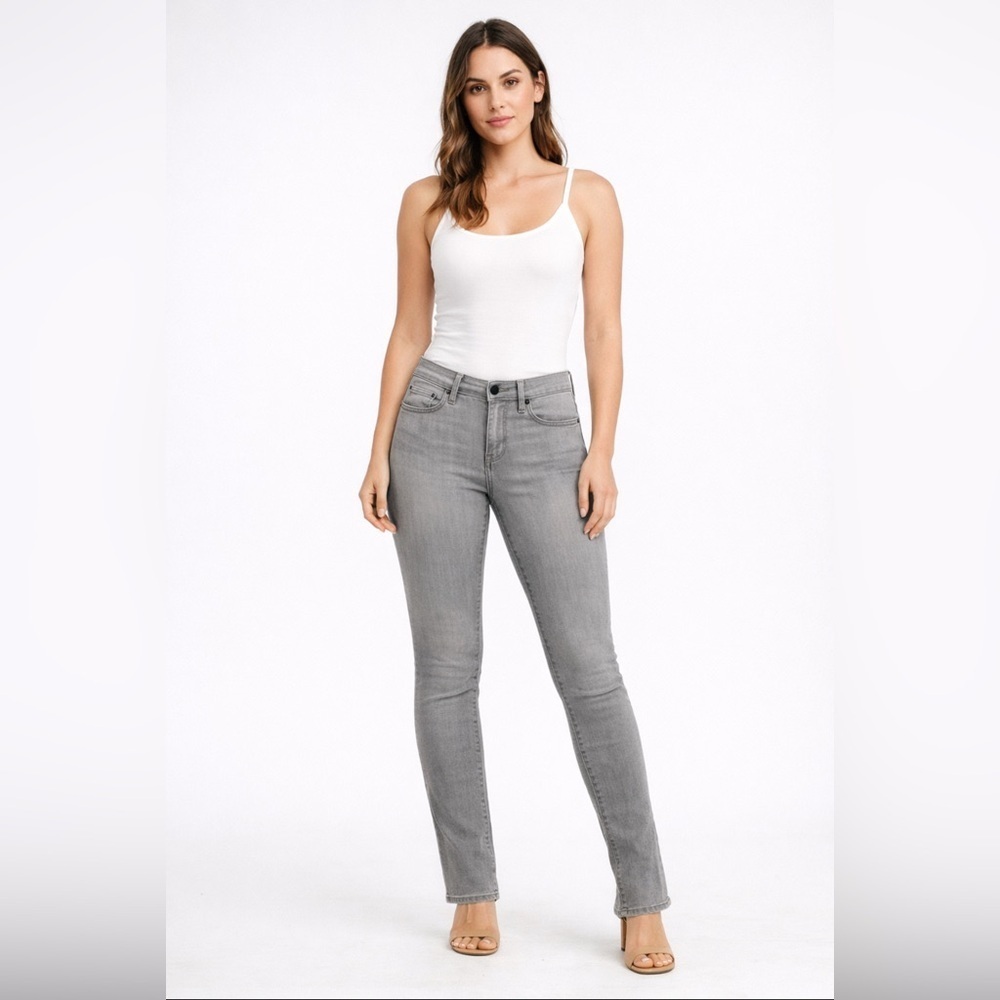 Dickies Girl Mid-Rise Women's Super Skinny Light Gray Jeans. Size-7